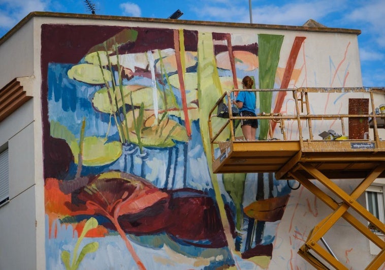 Salobreña se transforma en un museo al aire libre con artistas nacionales y foráneos